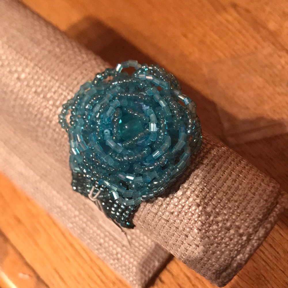 NEW Terra Mia Blue Flower Bracelet - Picture 2 of 2